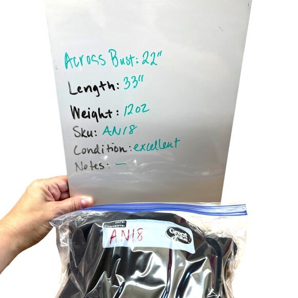 Margaret OLeary Cashmere Turtleneck Sweater Dress Black Gray Size Medium - Picture 14 of 14